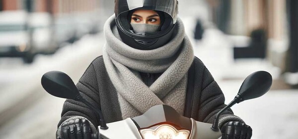 Jazda na motocykli v zime